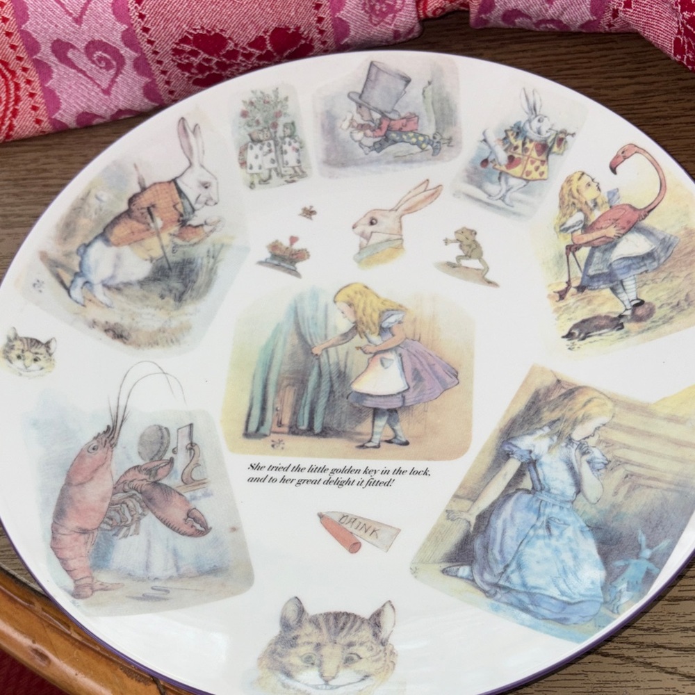 Vintage Reutter Alice in Wonderland Decorative Plate MMA 1993